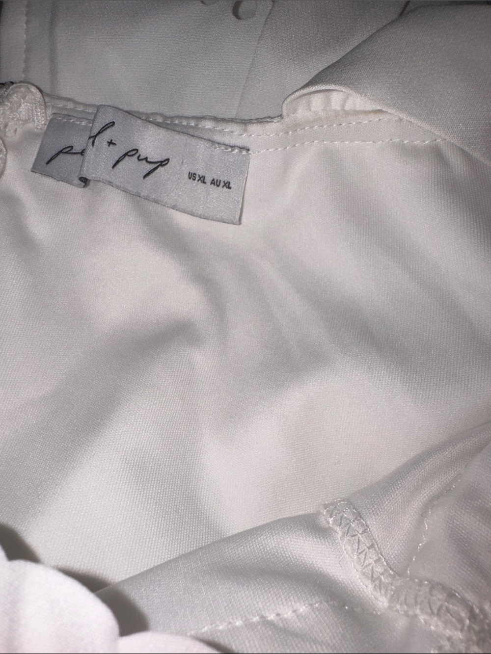 NWOT Petal & Pup Pippa Maxi Off white ivory Dress sz XL - Picture 3 of 5
